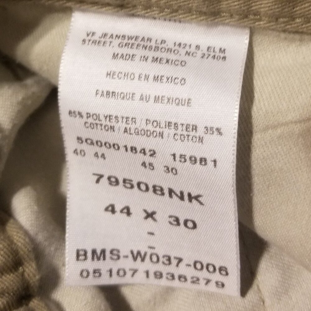 Legendary Gold 44 x 30 tan khaki pants with expanding waist band - Picture 7 of 7